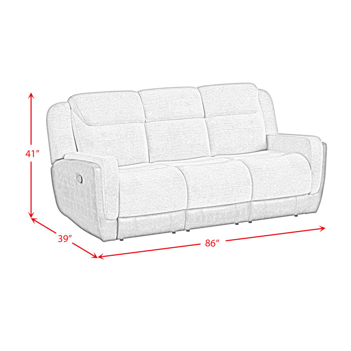 Hornet 3PC Living Room Set in Rancho Grey-Sofa, Loveseat & Recliner - Venta Furnishings (San Antonio,TX)