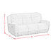 Hornet 3PC Living Room Set in Rancho Grey-Sofa, Loveseat & Recliner - Venta Furnishings (San Antonio,TX)