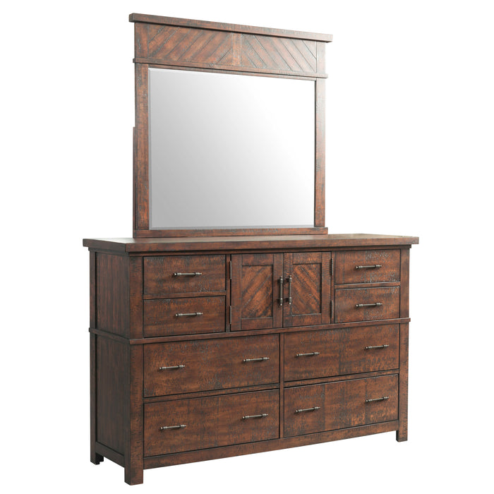 Jax Dresser & Mirror Set - Venta Furnishings (San Antonio,TX)