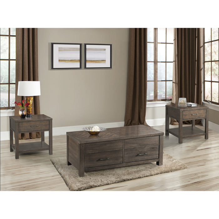 Jax 3PC Occasional Table Set-Lift Top Coffee & Two End Tables - Venta Furnishings (San Antonio,TX)