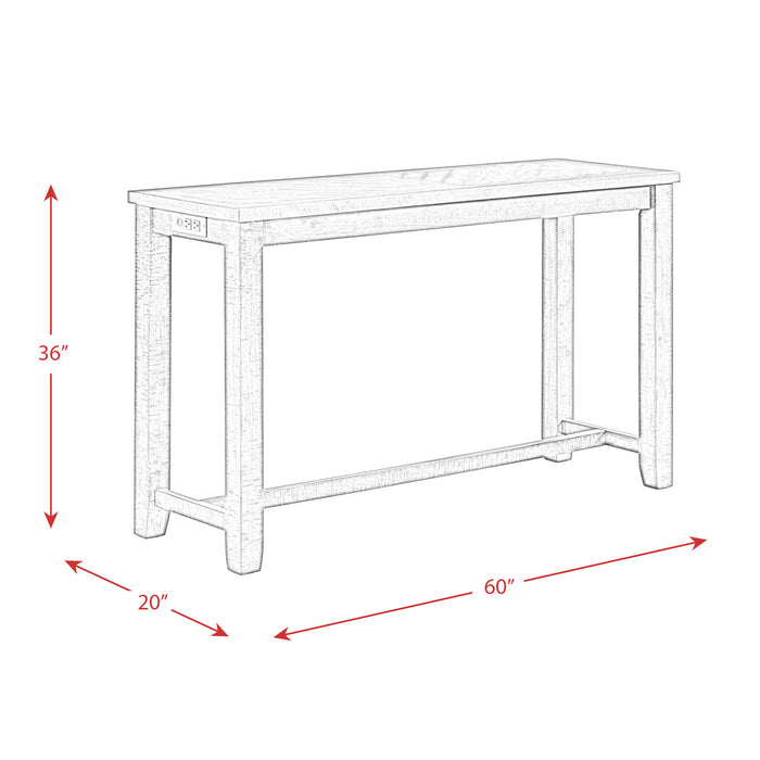 Jax Bar Table Single Pack (Table + Three Stools) - Venta Furnishings (San Antonio,TX)
