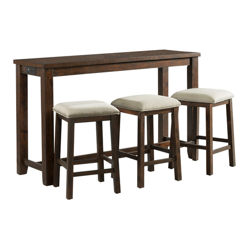 Jax Bar Table Single Pack (Table + Three Stools) - Venta Furnishings (San Antonio,TX)