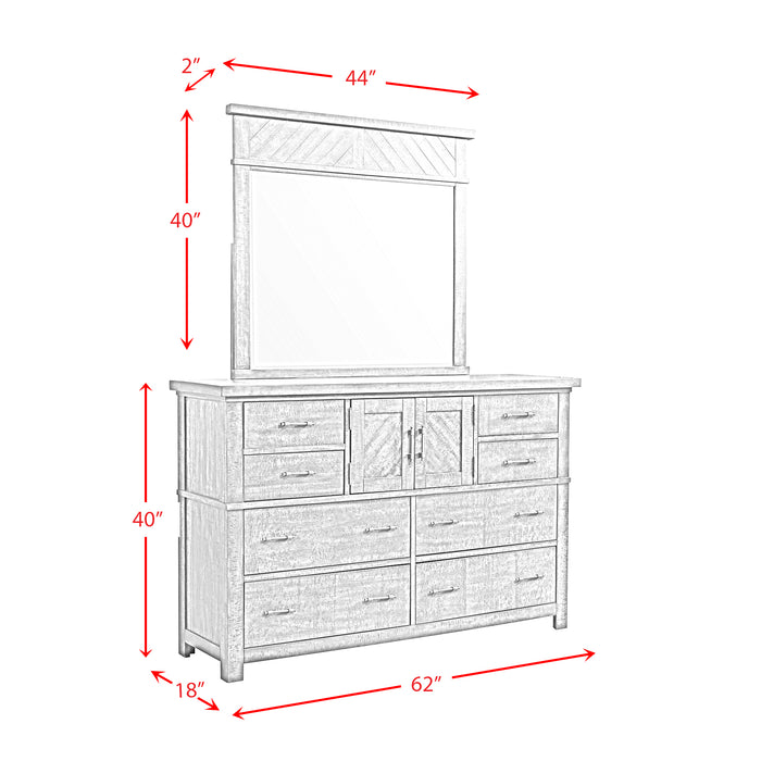 Jax Dresser & Mirror Set - Venta Furnishings (San Antonio,TX)