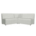 Jemma Upholstered Corner Chair in Beige Linen - Venta Furnishings (San Antonio,TX)