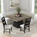 Jemma Upholstered Corner Chair in Beige Linen - Venta Furnishings (San Antonio,TX)