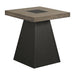 Jemma 3PC Occasional Table Set in Grey and Dark Espresso-Coffee Table & TwoEnd Table - Venta Furnishings (San Antonio,TX)