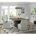 Jemma Standard Height Dining Set in Grey-Square Table and Four Chairs - Venta Furnishings (San Antonio,TX)