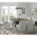 Jemma Standard Height Dining Set in Grey-Square Table and Four Chairs - Venta Furnishings (San Antonio,TX)