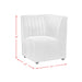 Jemma Upholstered Corner Chair in Beige Linen - Venta Furnishings (San Antonio,TX)