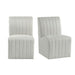 Jemma Standard Height Dining Set in Grey-Square Table and Four Chairs - Venta Furnishings (San Antonio,TX)