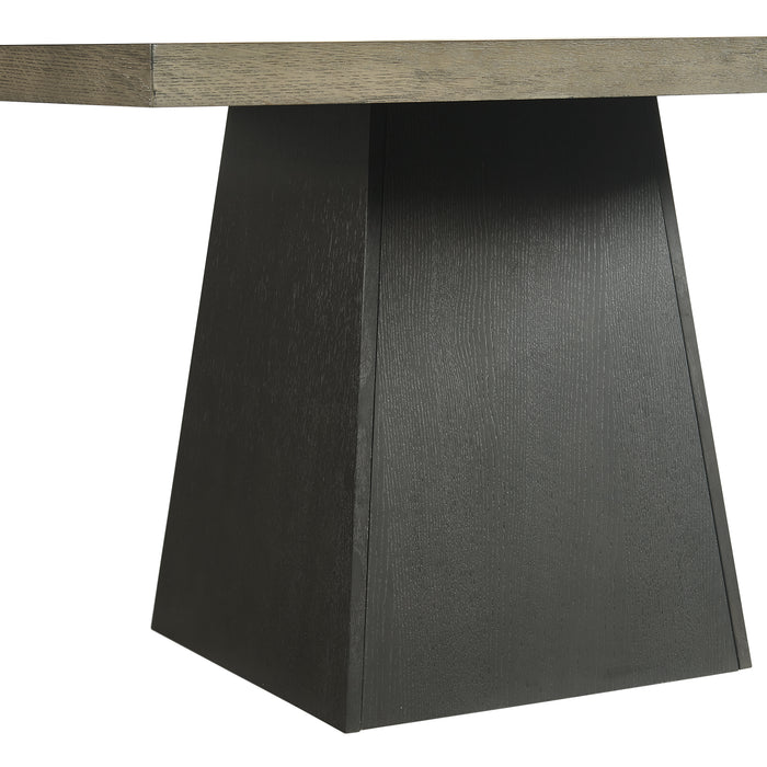 Jemma Standard Height Dining Set in Grey-Square Table and Four Chairs - Venta Furnishings (San Antonio,TX)