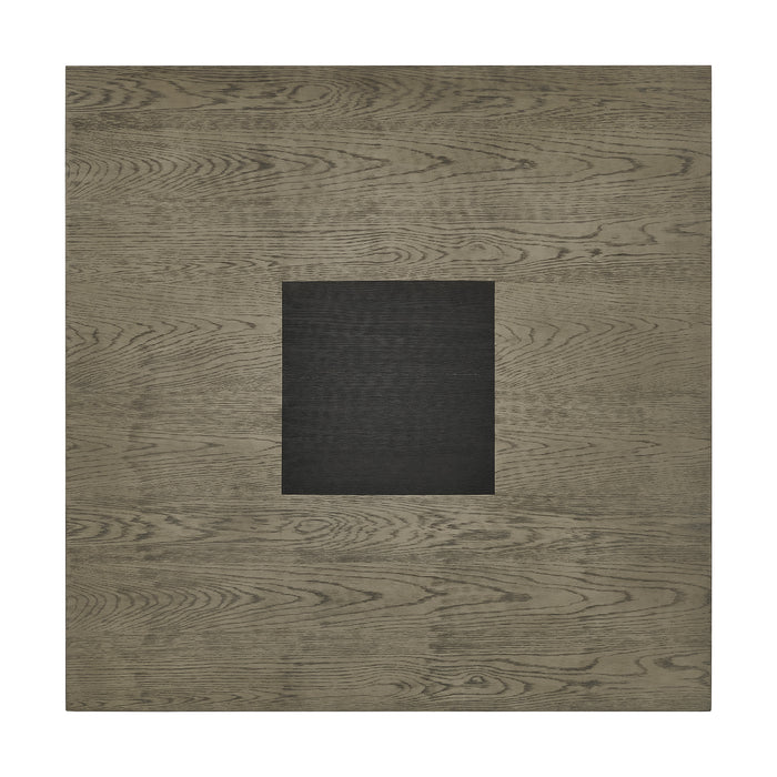 Jemma Square Table w/ Grey Top & Dark Espresso Base