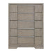 Kelis 5-Drawer Chest in Grey - Venta Furnishings (San Antonio,TX)