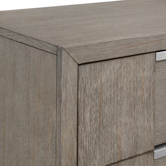 Kelis 6-Drawer Dresser in Grey - Venta Furnishings (San Antonio,TX)