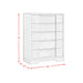 Kelis 5-Drawer Chest in Grey - Venta Furnishings (San Antonio,TX)