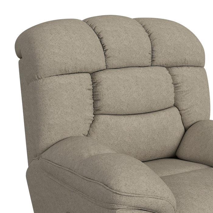 Kelsey P3 Recliner, zero gravity, memory foam in Bama Toast