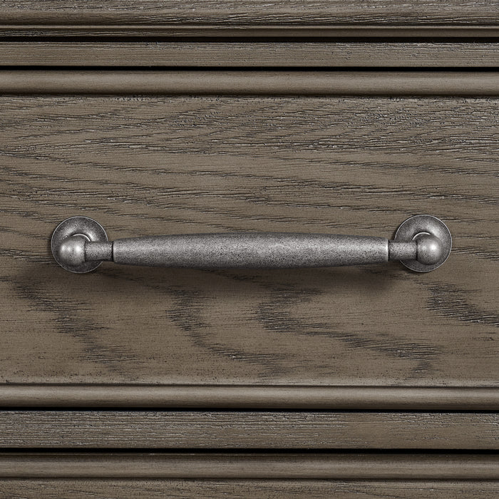 Kings Court Dresser & Mirror in Grey - Venta Furnishings (San Antonio,TX)