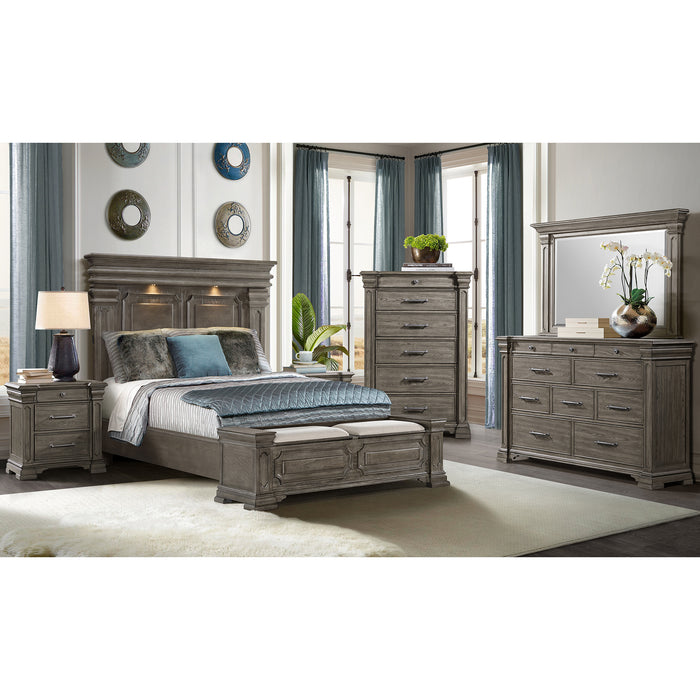 Kings Court Storage Bed - Venta Furnishings (San Antonio,TX)