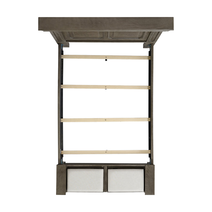 Kings Court Storage Bed - Venta Furnishings (San Antonio,TX)