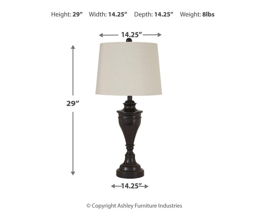 Darlita Table Lamp (Set of 2) - Venta Furnishings (San Antonio,TX)