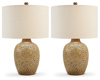 Jairgan Table Lamp (Set of 2) - Venta Furnishings (San Antonio,TX)