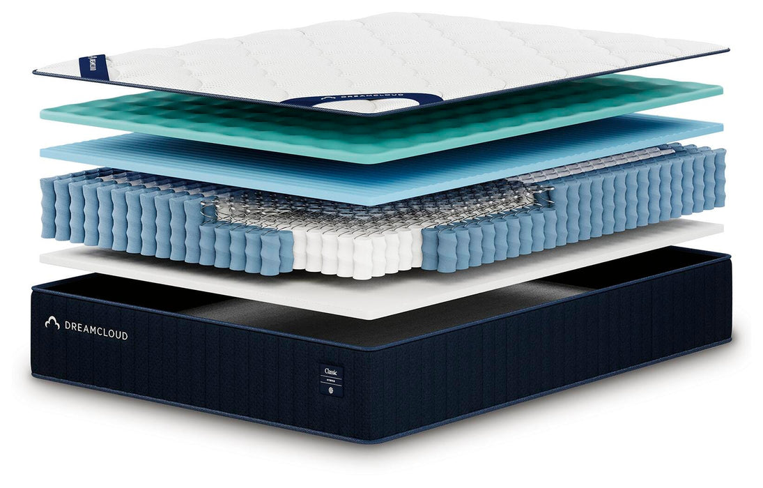 DreamCloud Hybrid Classic 4.0 Mattress - Venta Furnishings (San Antonio,TX)