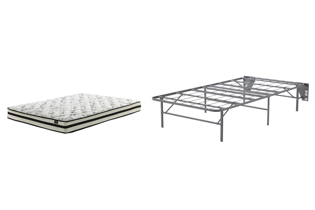 8 Inch Chime Innerspring Mattress Set - Venta Furnishings (San Antonio,TX)