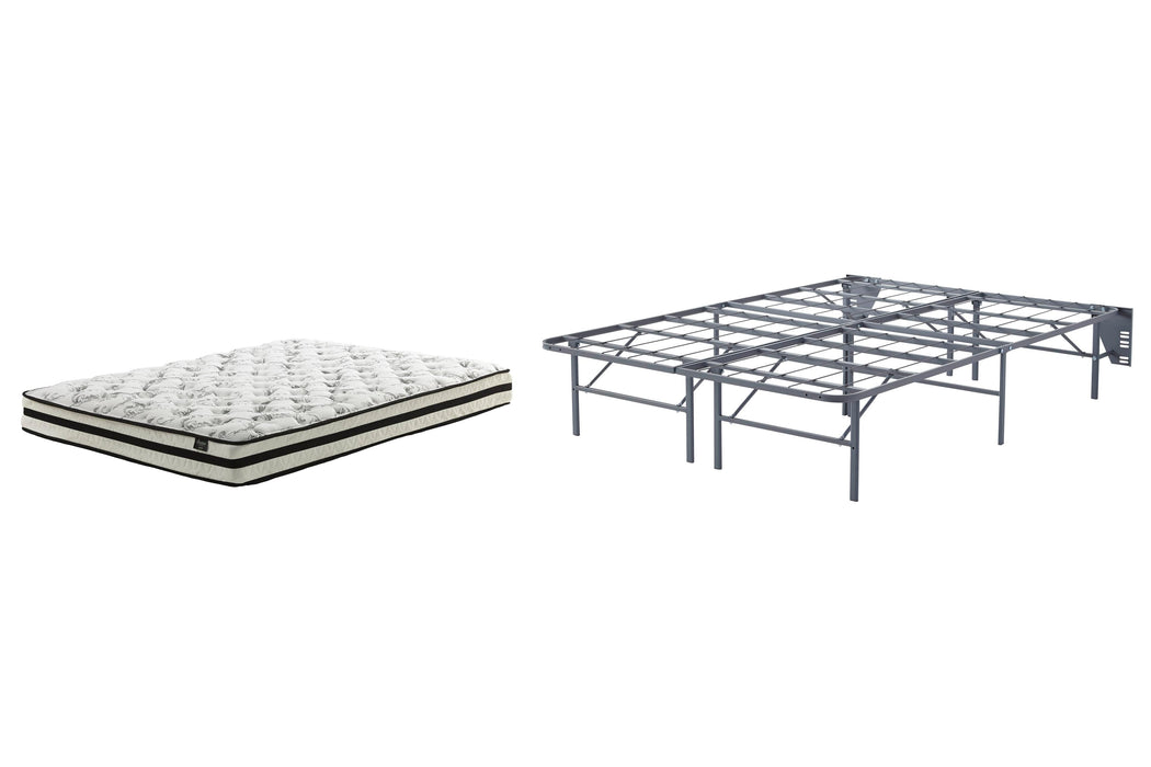 8 Inch Chime Innerspring Mattress Set - Venta Furnishings (San Antonio,TX)