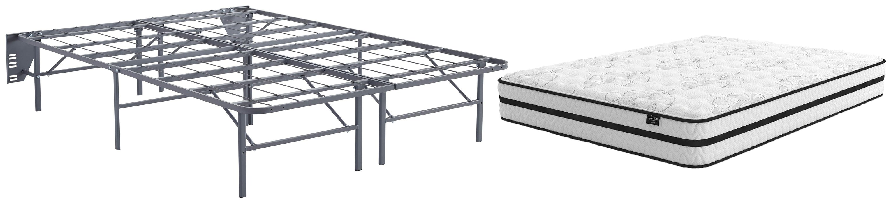 Chime 10 Inch Hybrid Mattress Package - Venta Furnishings (San Antonio,TX)