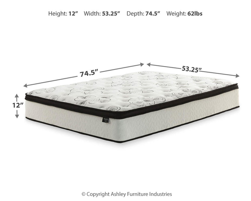 Chime 12 Inch Hybrid Mattress in a Box - Venta Furnishings (San Antonio,TX)