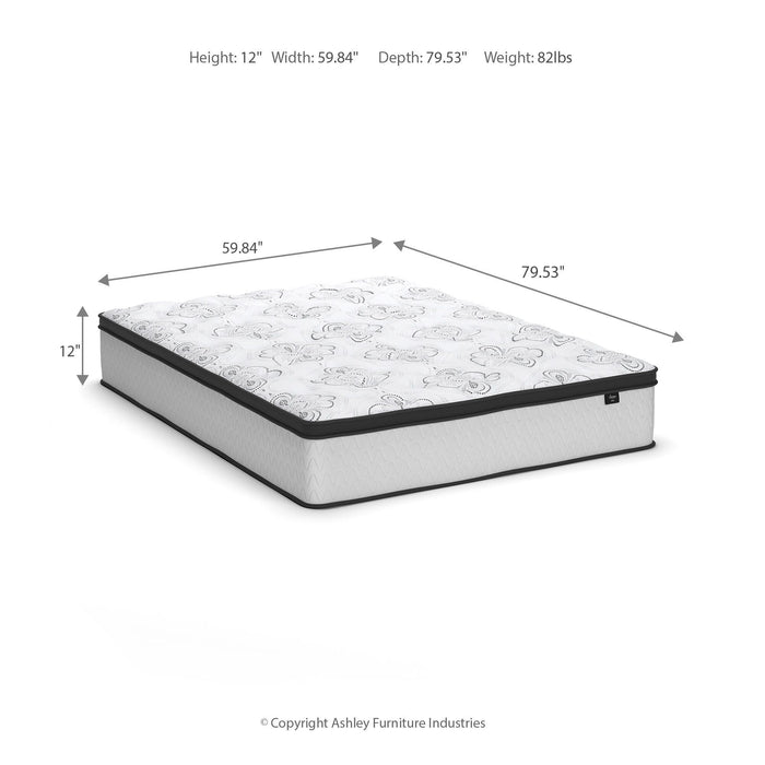 Chime 12 Inch Hybrid Mattress in a Box - Venta Furnishings (San Antonio,TX)