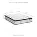 Chime 12 Inch Hybrid Mattress in a Box - Venta Furnishings (San Antonio,TX)