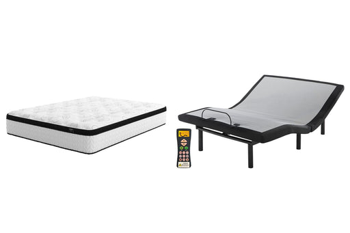 Chime 12 Inch California King Hybrid Mattress Package - Venta Furnishings (San Antonio,TX)
