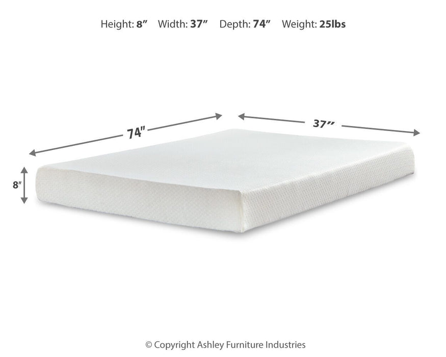 Chime 8 Inch Memory Foam Mattress in a Box - Venta Furnishings (San Antonio,TX)