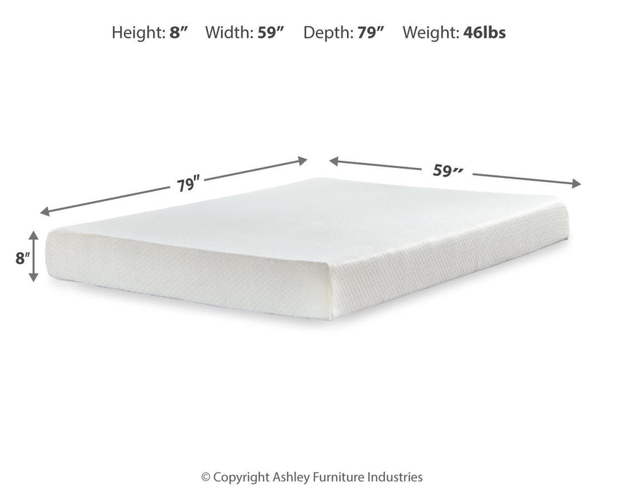 Chime 8 Inch Memory Foam Mattress in a Box - Venta Furnishings (San Antonio,TX)