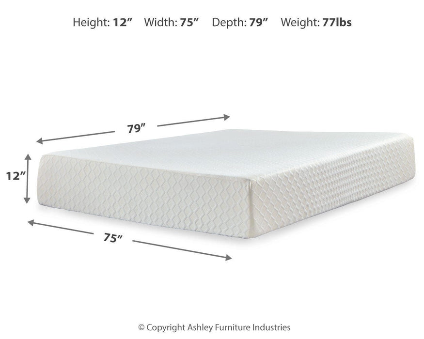 Chime 12 Inch Memory Foam Mattress in a Box - Venta Furnishings (San Antonio,TX)
