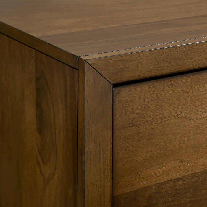 Malibu 4-Drawer Chest in Walnut