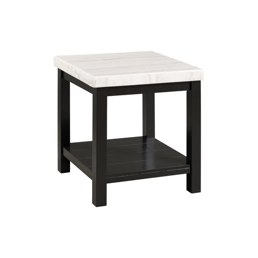 Marcello w/ White Top - End table - Venta Furnishings (San Antonio,TX)