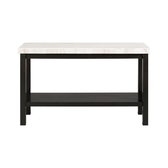Marcello w/ White Top - Sofa Table - Venta Furnishings (San Antonio,TX)