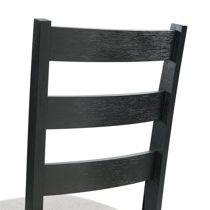 Martin 5 pc Dining Set (Black Base) - Venta Furnishings (San Antonio,TX)