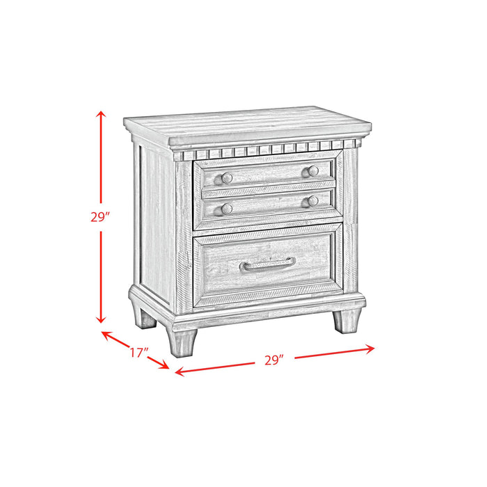 McCoy 2-Drawer Nightstand with USB - Venta Furnishings (San Antonio,TX)