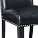Meridian Dining Side Chair Black (2 Per Pack) - Venta Furnishings (San Antonio,TX)