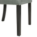 Francesca White Marble Rectangular 5PC Dining Set-Table & Four Grey PU Chairs - Venta Furnishings (San Antonio,TX)