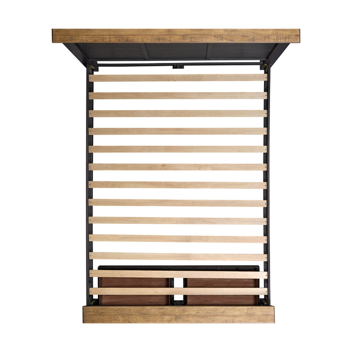 Montrose Storage Bed in Espresso & Brown