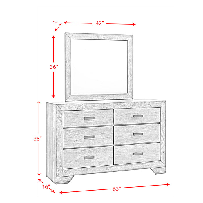 Nathan Dresser & Mirror Set - Venta Furnishings (San Antonio,TX)