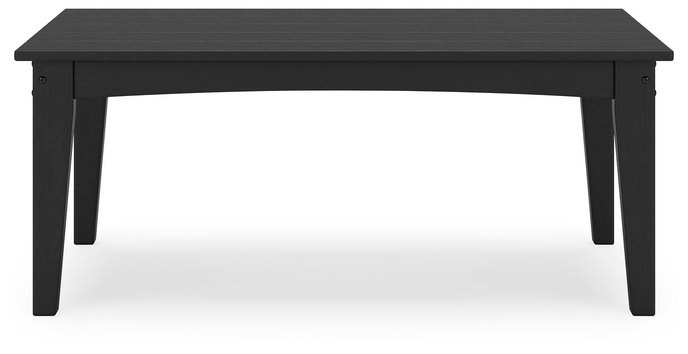 Hyland wave Outdoor Coffee Table - Venta Furnishings (San Antonio,TX)