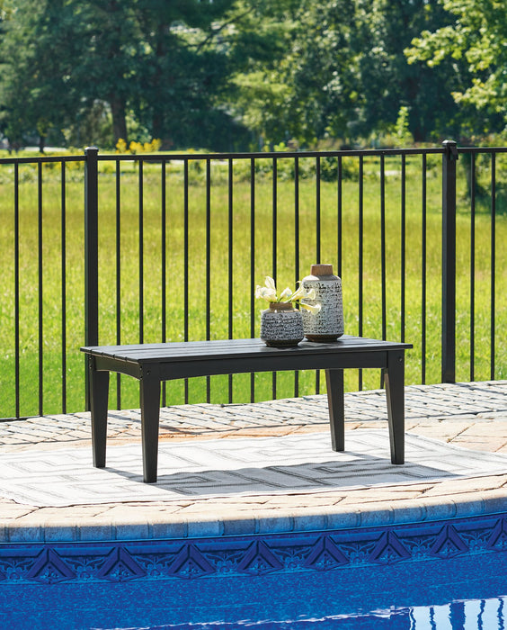 Hyland wave Outdoor Coffee Table - Venta Furnishings (San Antonio,TX)