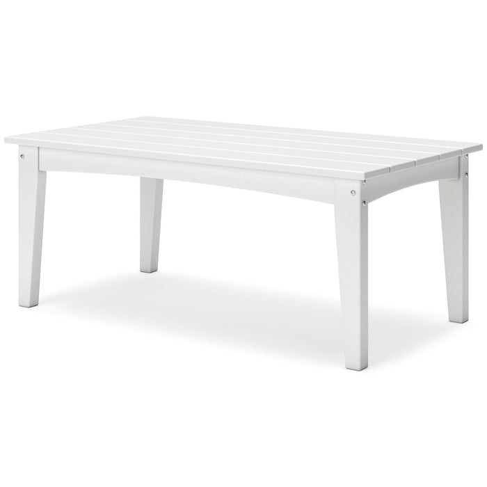 Hyland wave Outdoor Coffee Table - Venta Furnishings (San Antonio,TX)