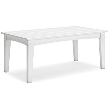 Hyland wave Outdoor Coffee Table - Venta Furnishings (San Antonio,TX)