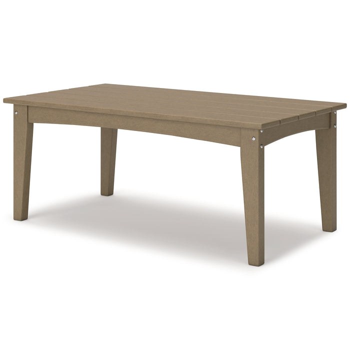 Hyland wave Outdoor Coffee Table - Venta Furnishings (San Antonio,TX)